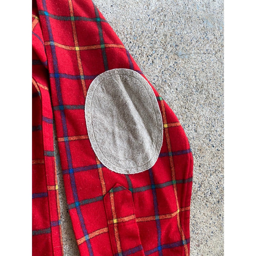 Vintage 80’s Pendleton Wool Elbow Patch Flannel - image 3